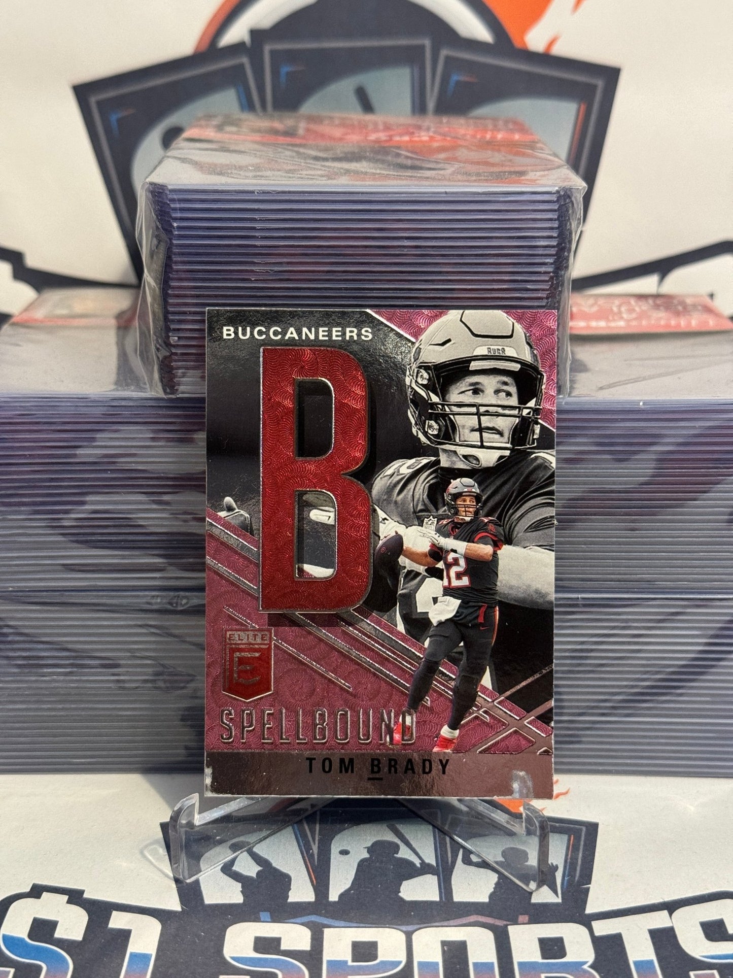 2021 Donruss Elite (Pink, Spellbound B) Tom Brady #S-B