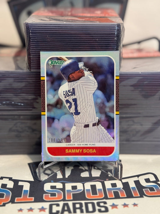 2021 Donruss (Foil 100/500) Sammy Sosa #239