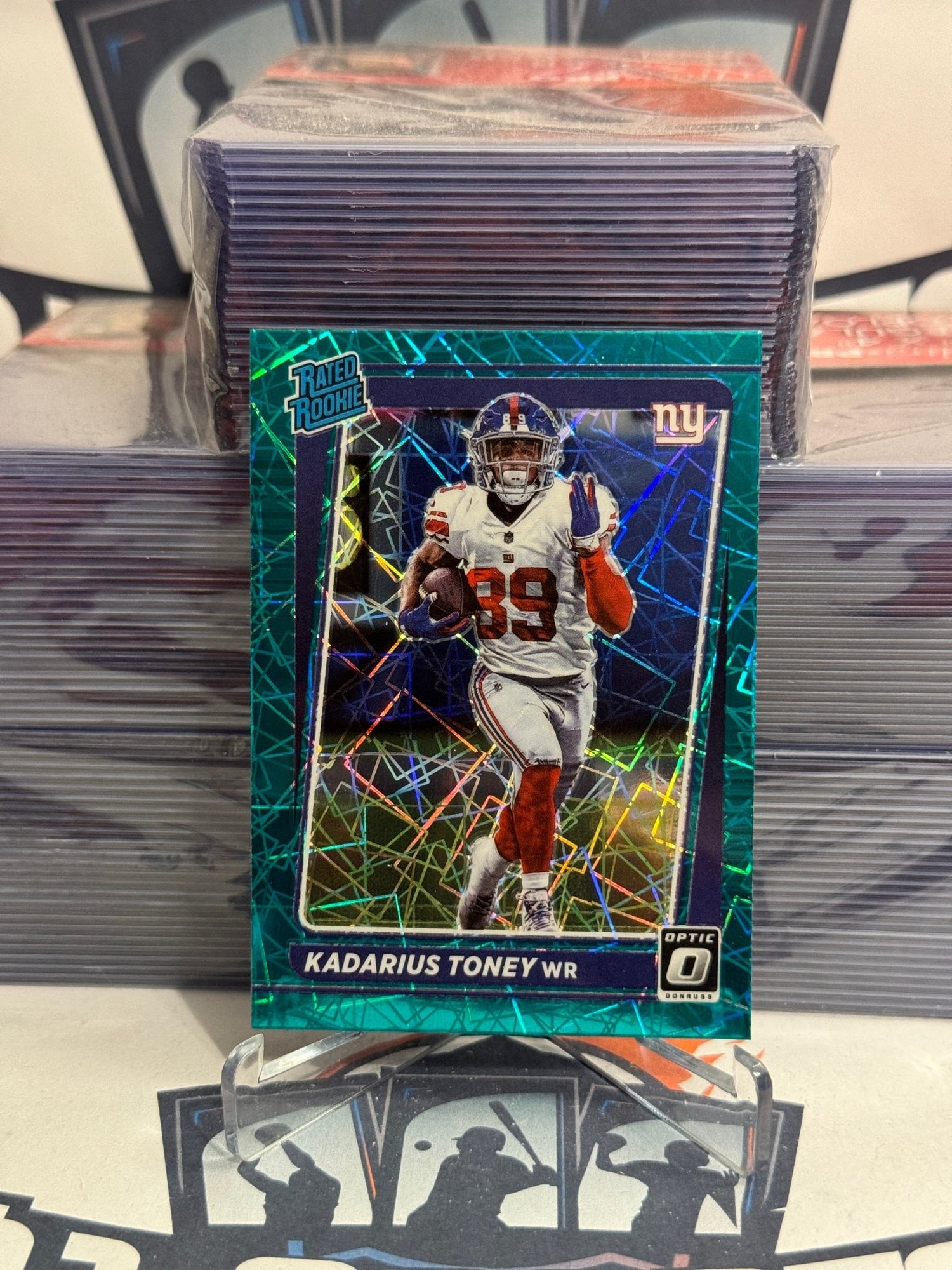 2021 Donruss (Green Velocity Prizm, Rated Rookie) Kadarius Toney #212