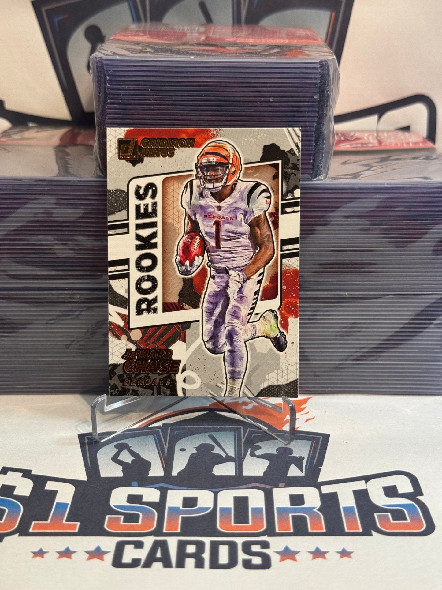 2021 Donruss (Gridiron Kings) Ja'Marr Chase Rookie #RGK - JMC