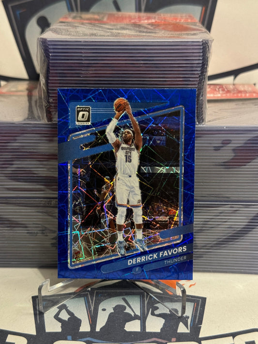 2021 Donruss Optic (Blue Velocity Prizm) Derrick Favors #33