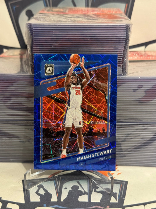 2021 Donruss Optic (Blue Velocity Prizm) Isaiah Stewart #12