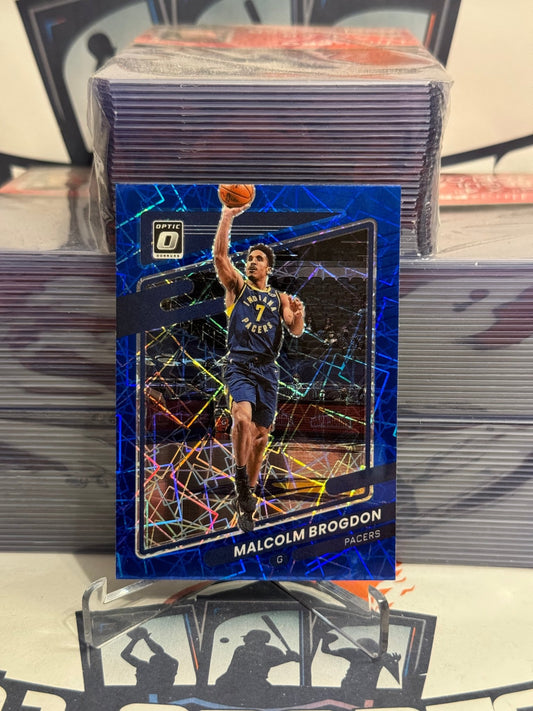 2021 Donruss Optic (Blue Velocity Prizm) Malcolm Brogdon #23