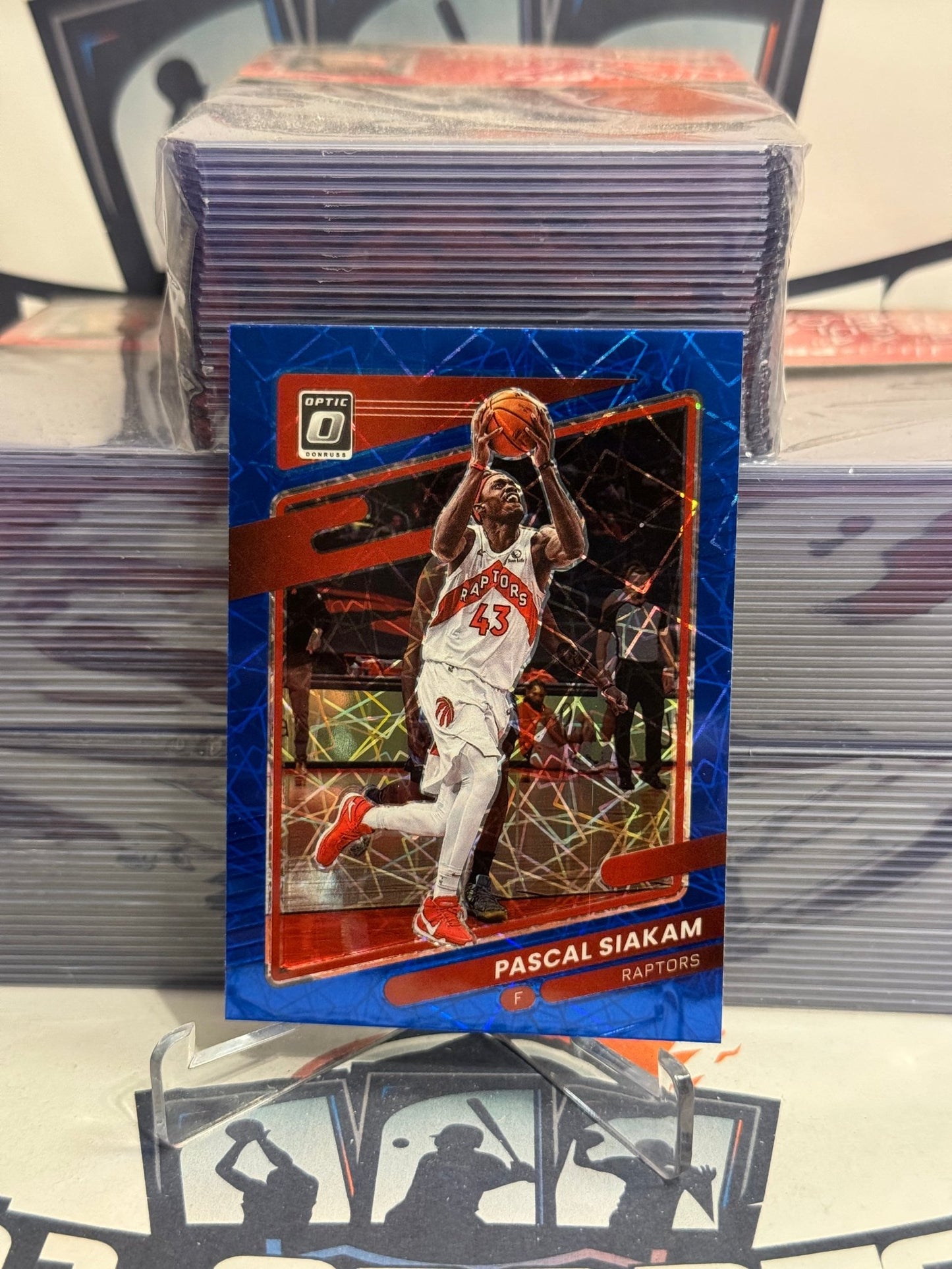 2021 Donruss Optic (Blue Velocity Prizm) Pascal Siakam #123