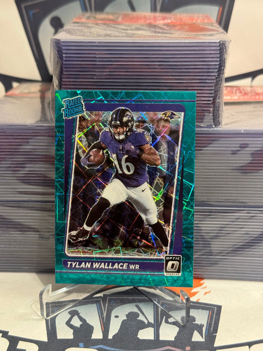 2021 Donruss Optic (Green Velocity Prizm, Rated Rookie) Tylan Wallace #226