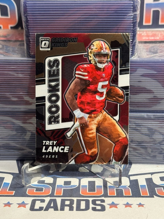 2021 Donruss Optic (Gridiron Kings) Trey Lance Rookie RGK - 3