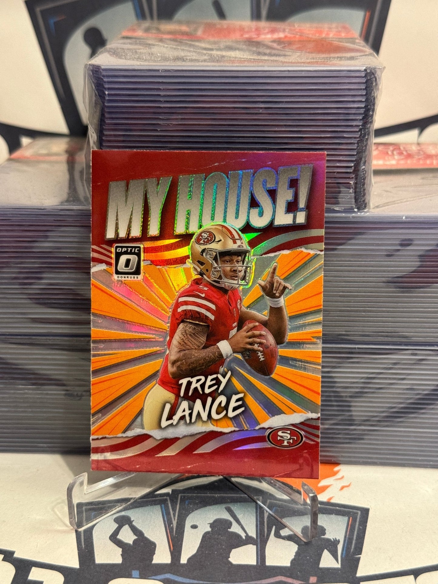 2021 Donruss Optic (Holo Prizm, My House) Trey Lance Rookie #MH-3