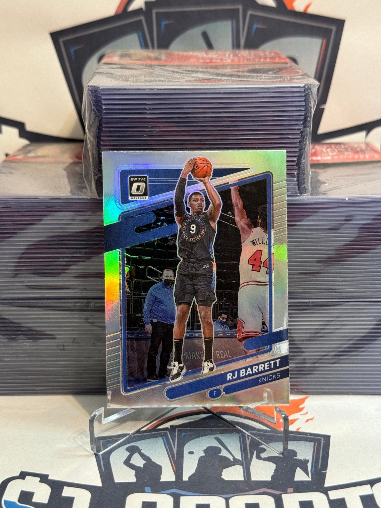 2021 Donruss Optic (Holo Prizm) RJ Barrett #63