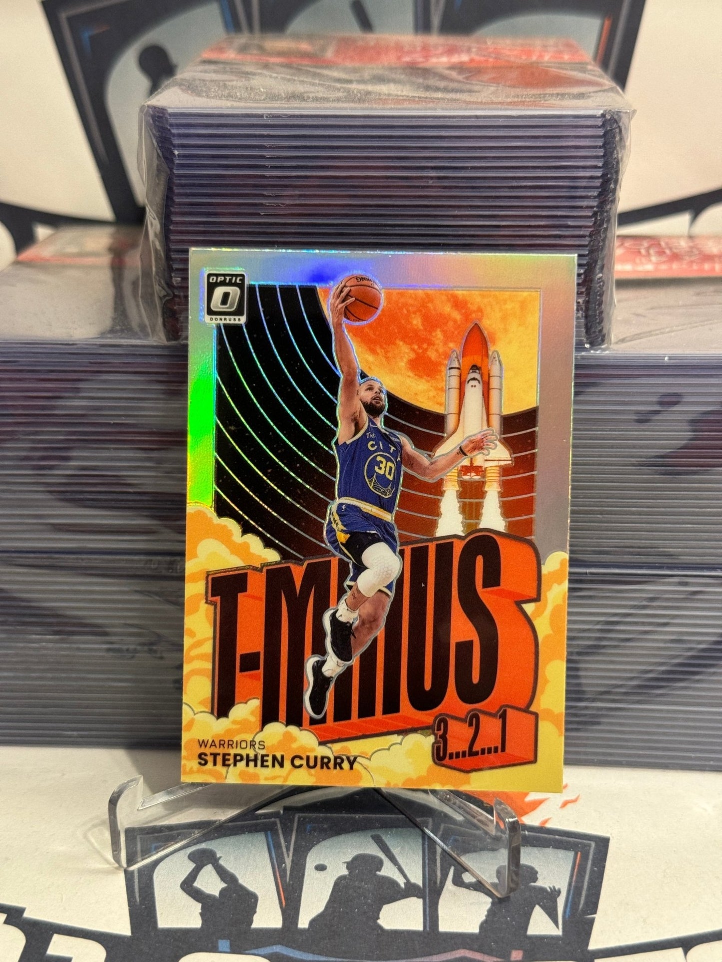 2021 Donruss Optic (Holo Prizm, T-Minus 3, 2, 1) Stephen Curry #12