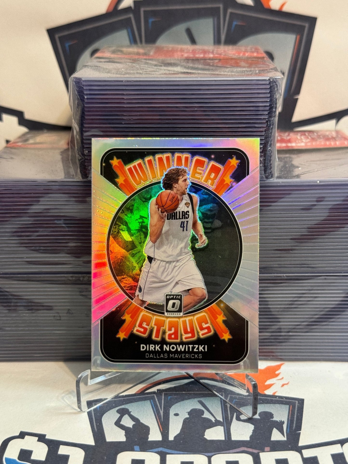 2021 Donruss Optic (Holo Prizm, Winner Stays) Dirk Nowitzki #20