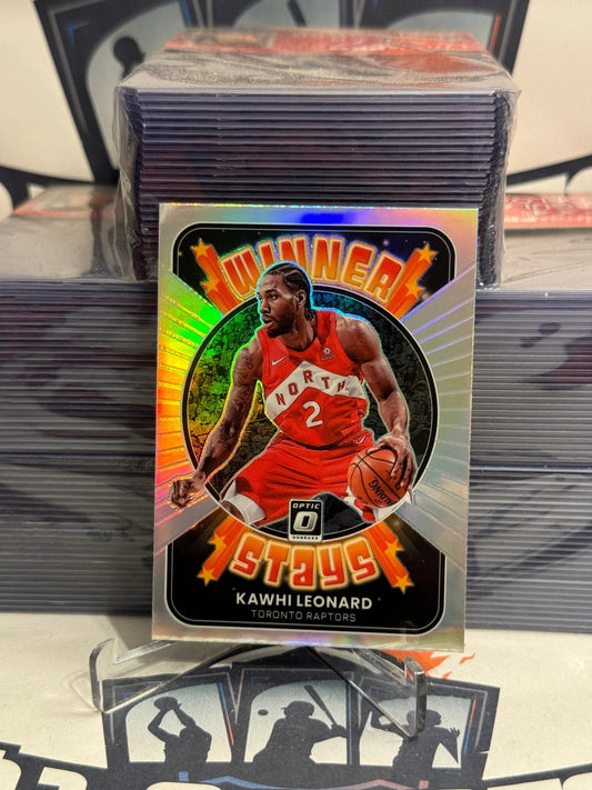 2021 Donruss Optic (Holo Prizm, Winner Stays) Kawhi Leonard #18