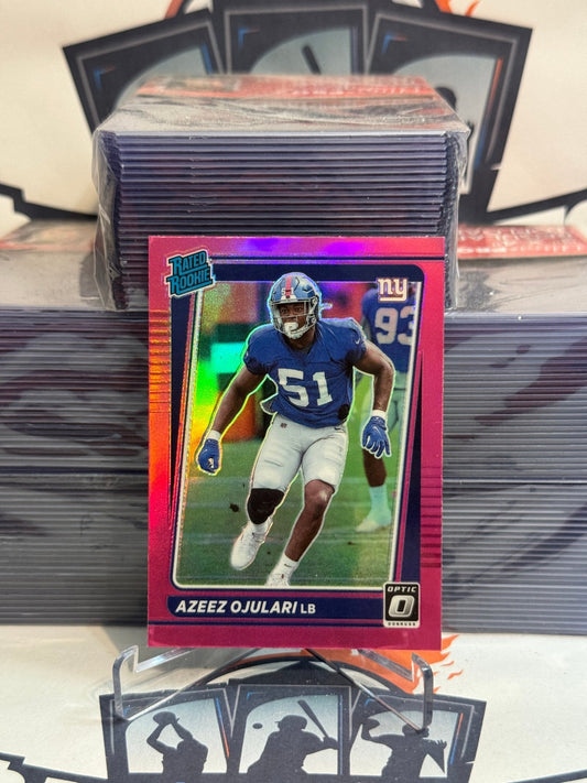 2021 Donruss Optic (Pink Prizm, Rated Rookie) Azeez Ojulari #273