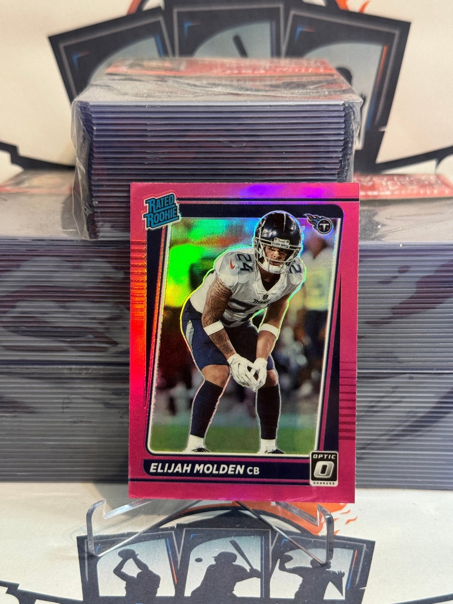 2021 Donruss Optic (Pink Prizm, Rated Rookie) Elijah Molden #300