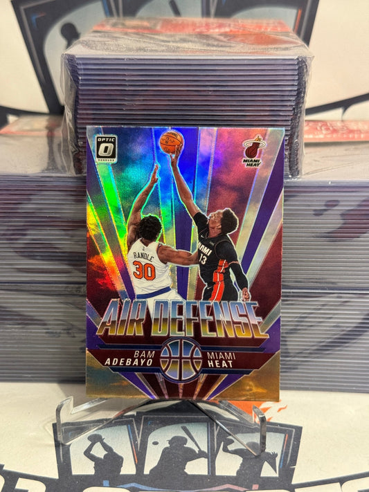 2021 Donruss Optic (Purple Prizm, Air Defense) Bam Adebayo #4