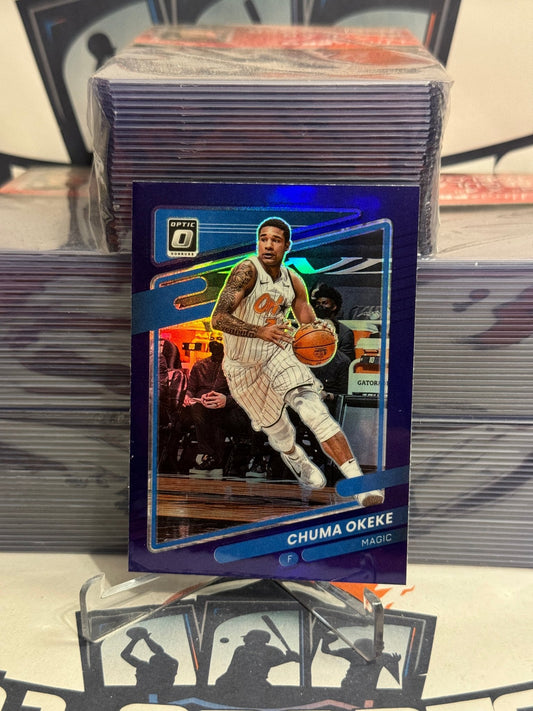 2021 Donruss Optic (Purple Prizm) Chuma Okeke #81