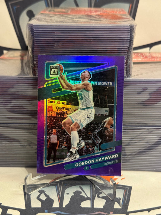 2021 Donruss Optic (Purple Prizm) Gordon Hayward #132