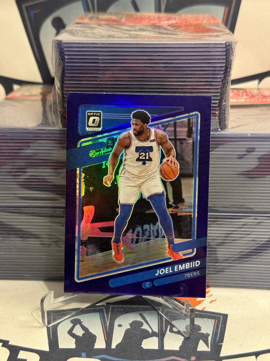 2021 Donruss Optic (Purple Prizm) Joel Embiid #88