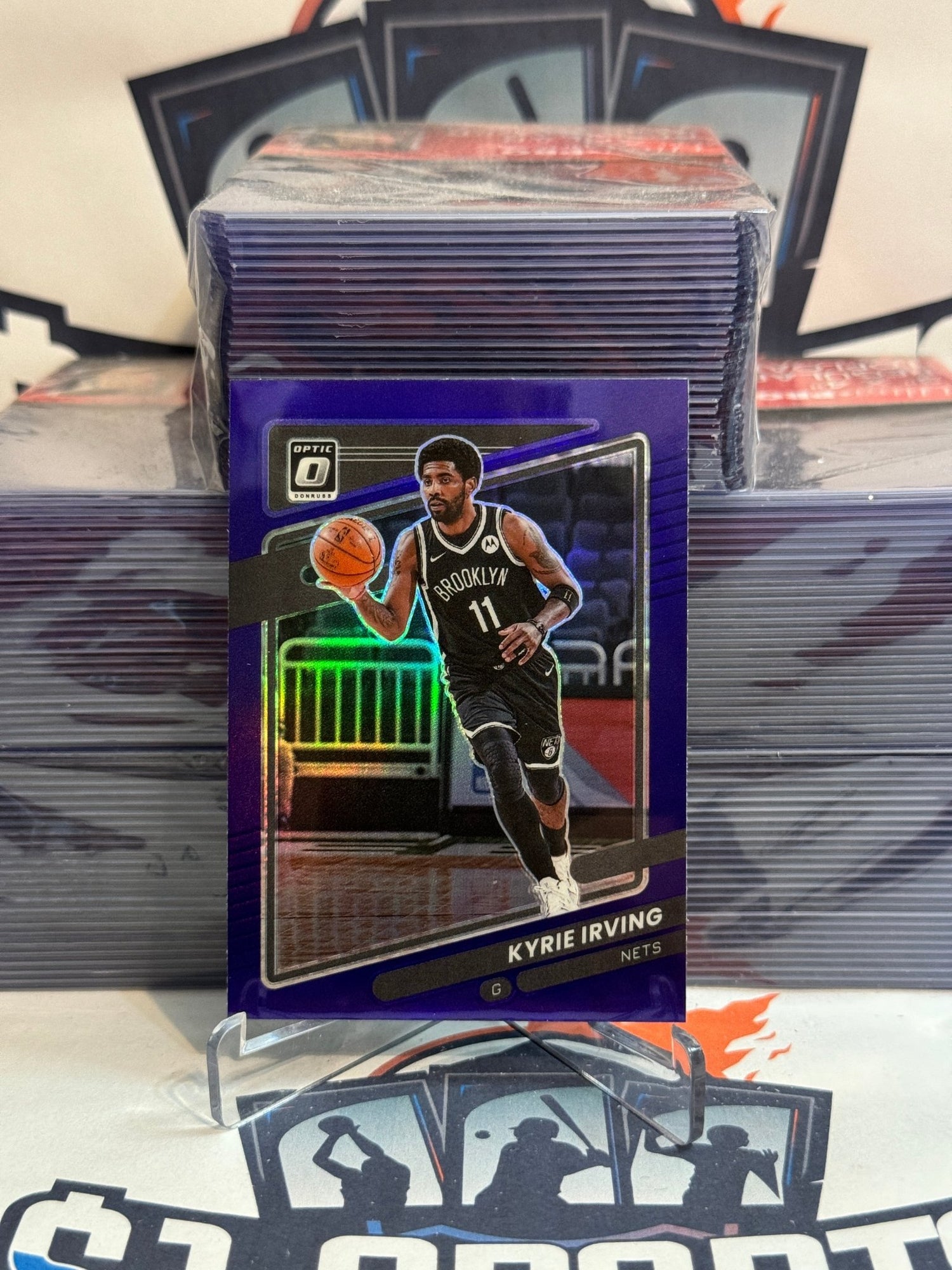 2021 Donruss Optic (Purple Prizm) Kyrie Irving #96