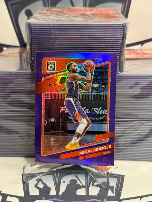 2021 Donruss Optic (Purple Prizm) Mikal Bridges #130