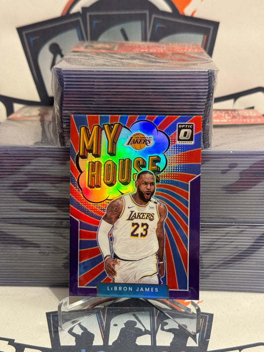 2021 Donruss Optic (Purple Prizm, My House) LeBron James #6