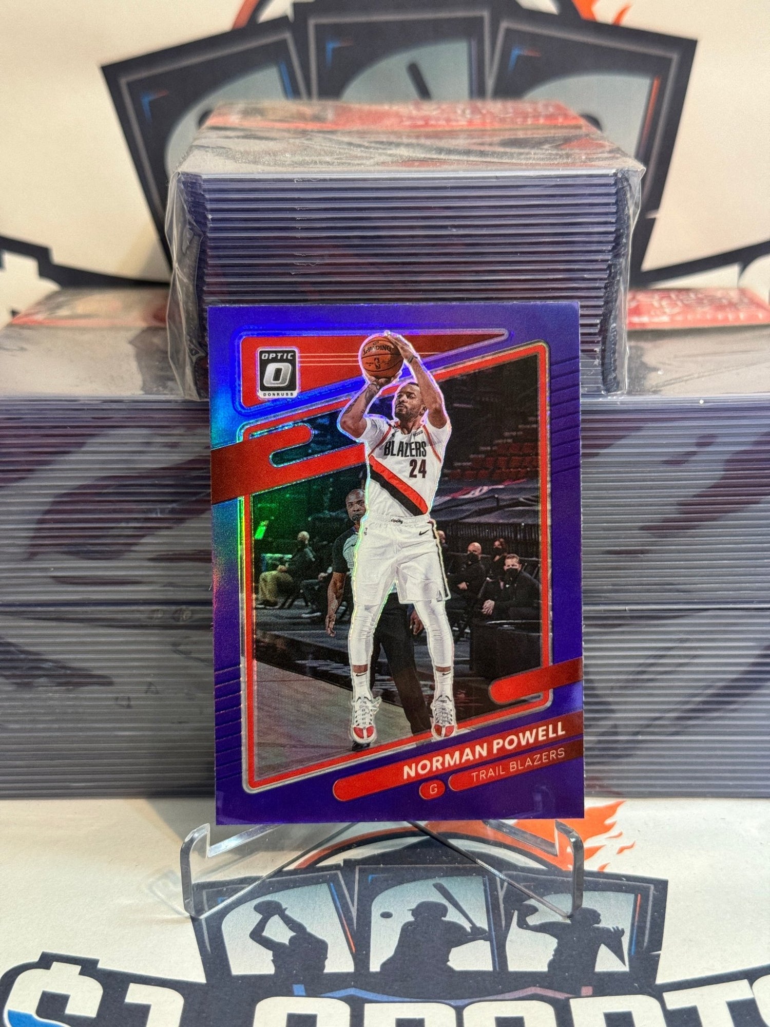 2021 Donruss Optic (Purple Prizm) Norman Powell #121