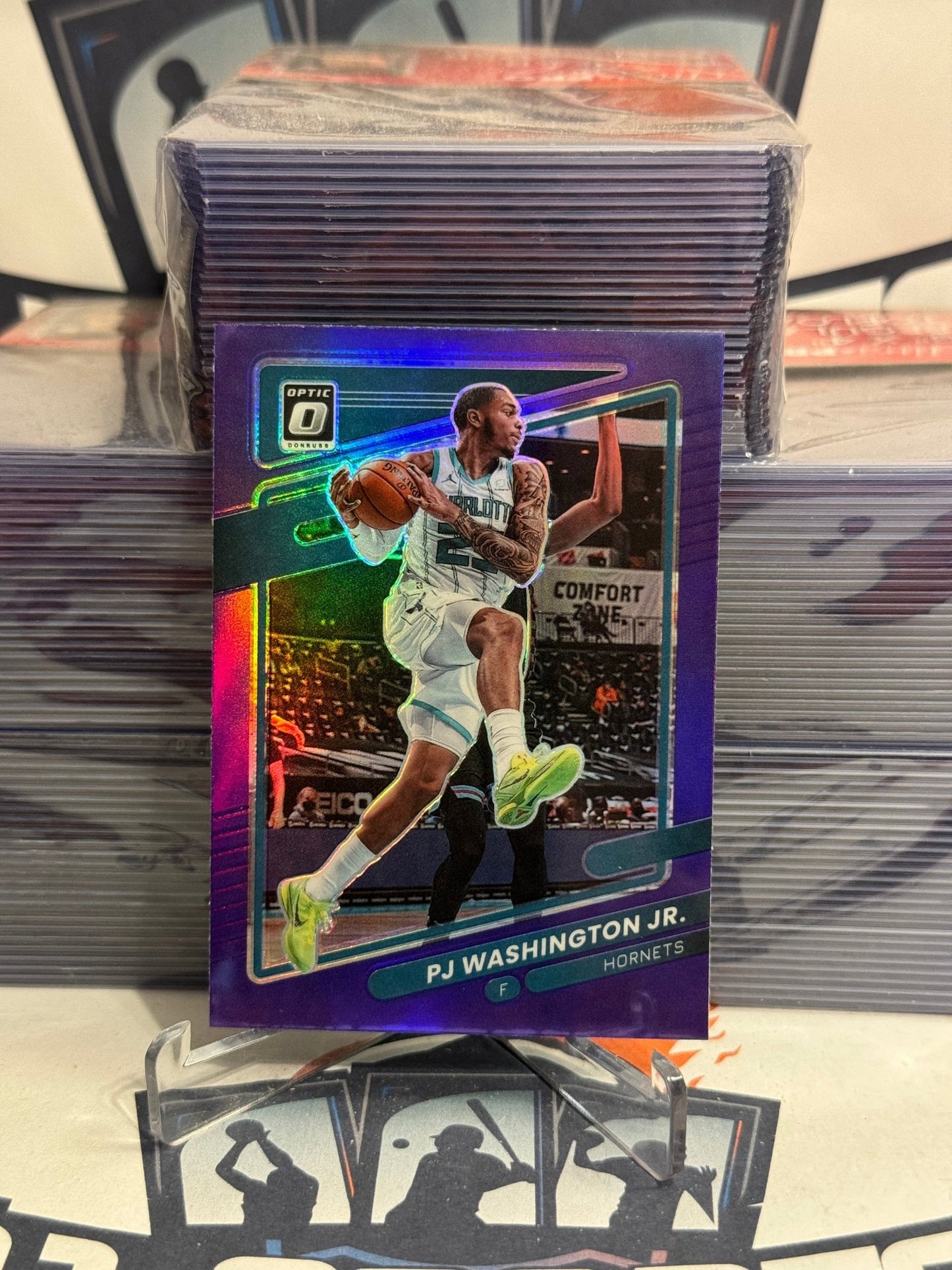 2021 Donruss Optic (Purple Prizm) PJ Washington Jr. #110