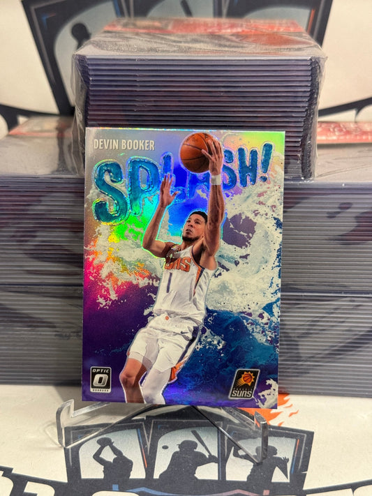 2021 Donruss Optic (Purple Prizm, Splash!) Devin Booker #13