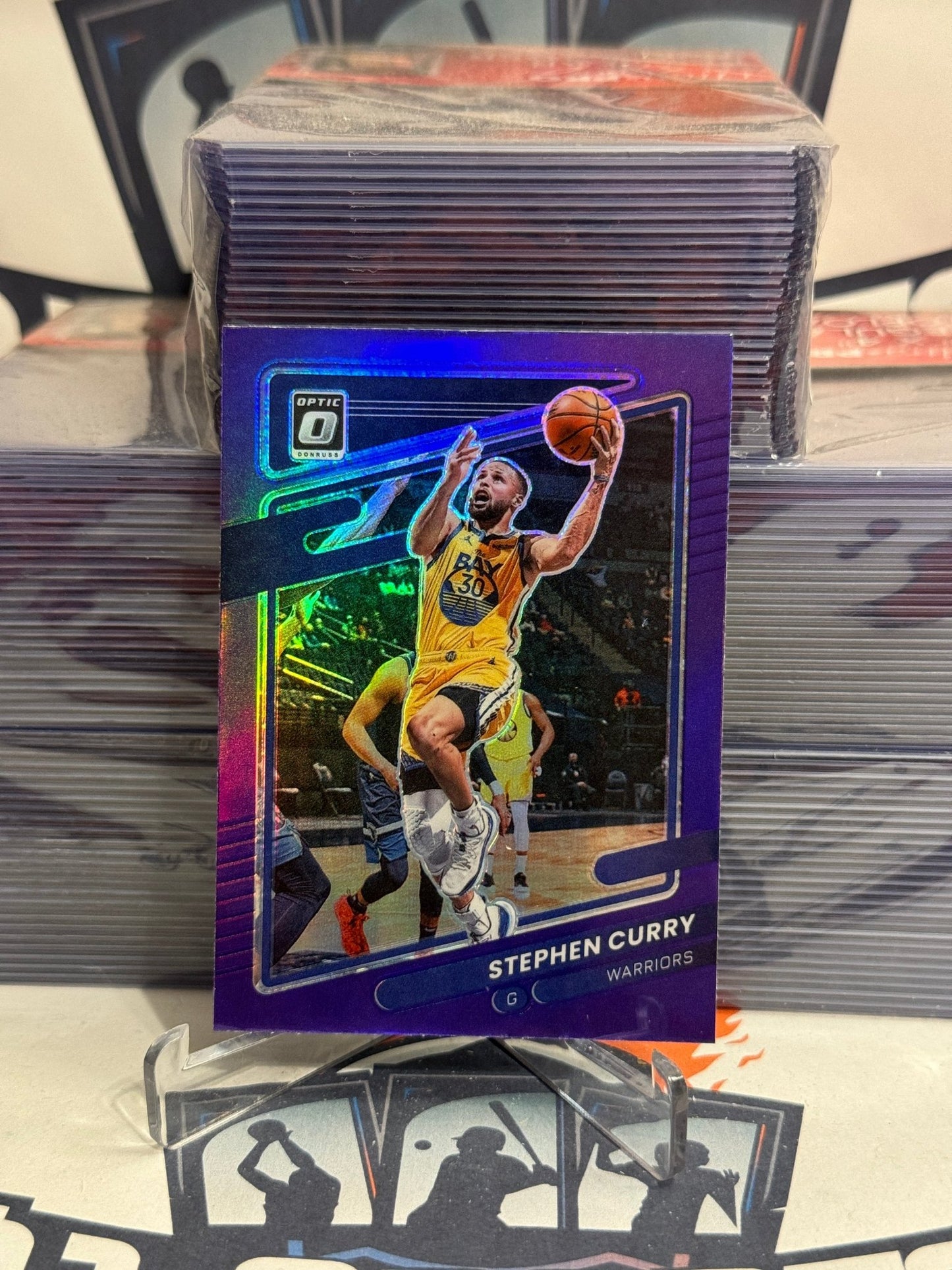 2021 Donruss Optic (Purple Prizm) Stephen Curry #128