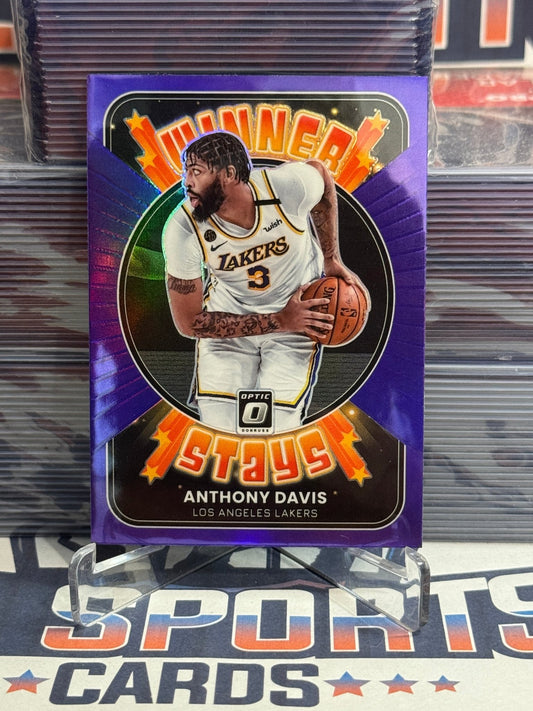 2021 Donruss Optic (Purple Prizm, Winner Stays) Anthony Davis #7