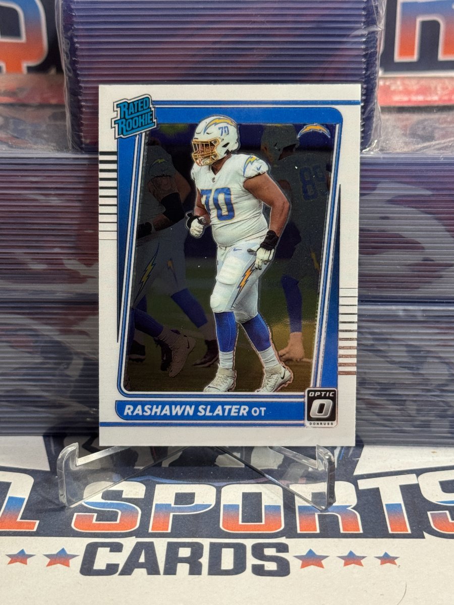 2021 Donruss Optic (Rated Rookie) Rashawn Slater 263