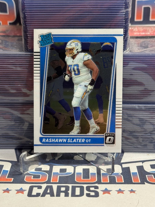 2021 Donruss Optic (Rated Rookie) Rashawn Slater 263
