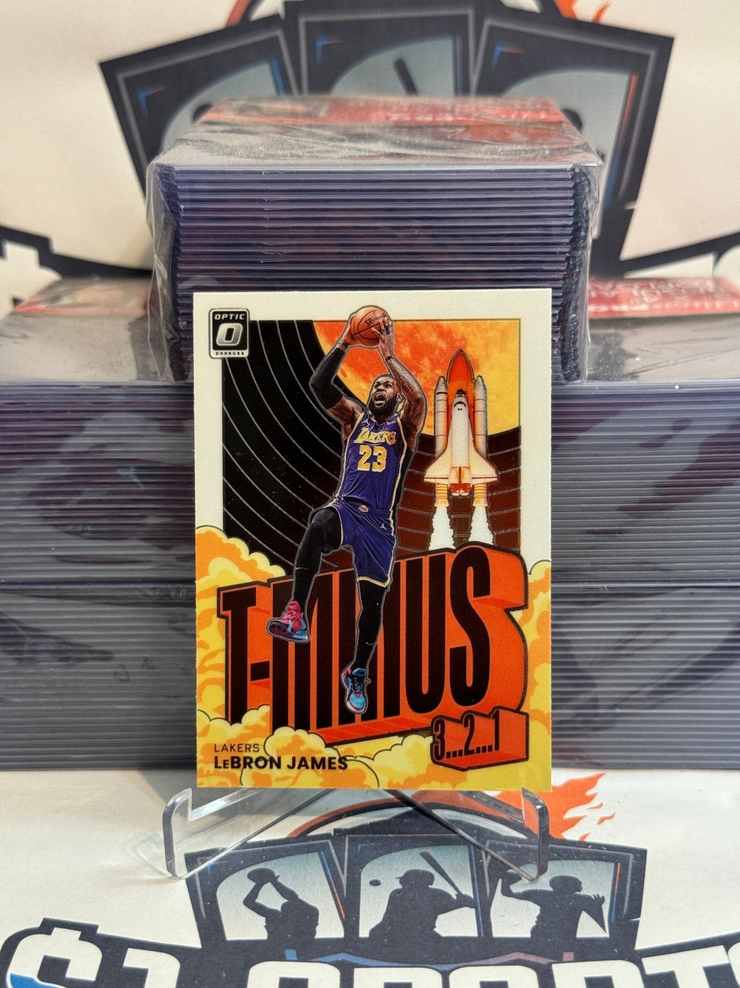 2021 Donruss Optic (T - Minus 3, 2, 1) LeBron James #2