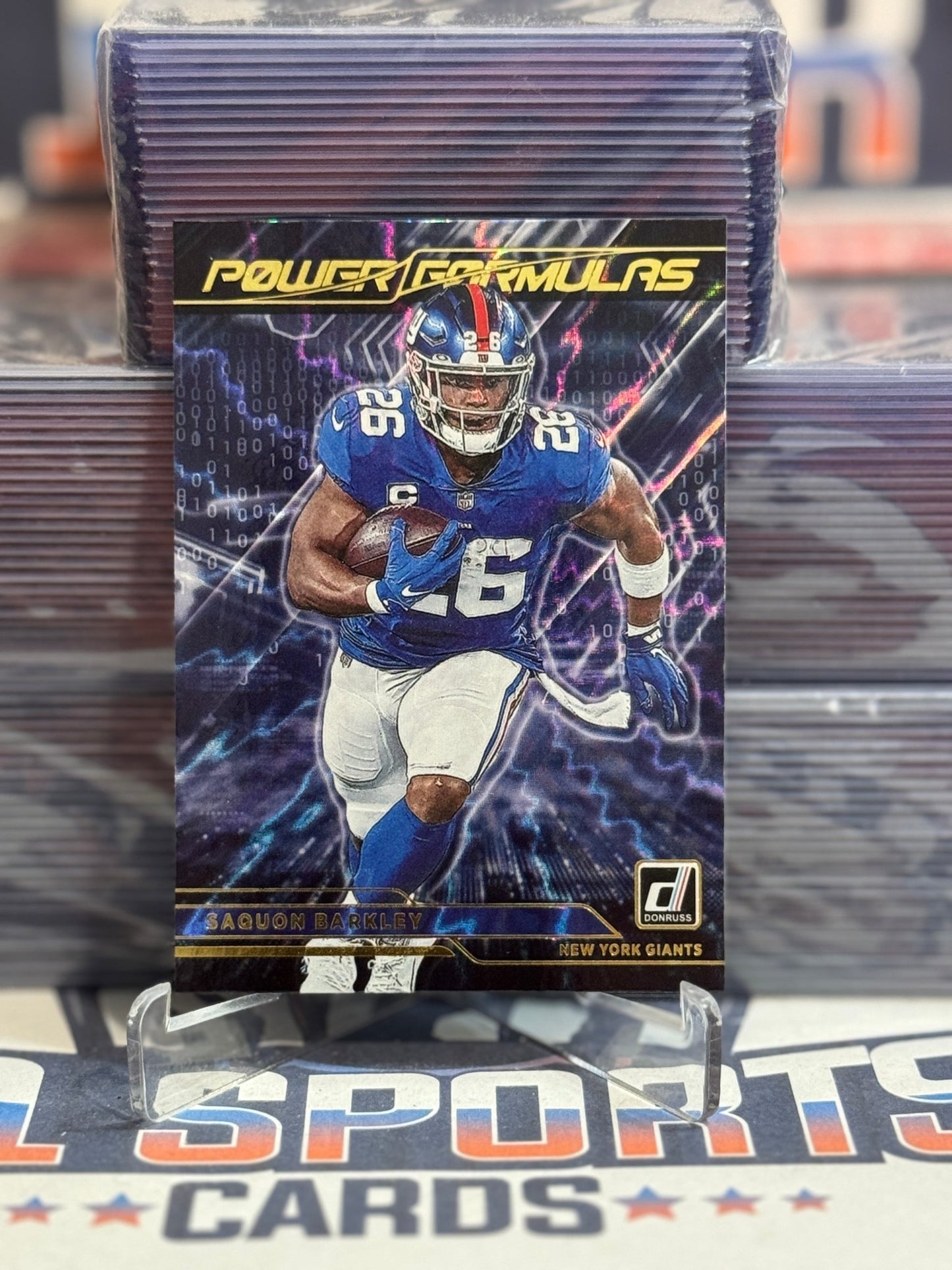 2021 Donruss (Power Formulas) Saquon Barkley PF16