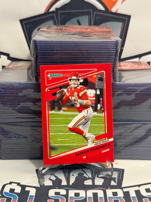 2021 Donruss (Red Press Proof) Patrick Mahomes II #116