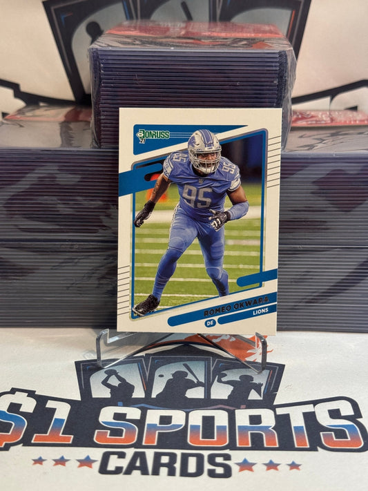2021 Donruss Romeo Okwara #178