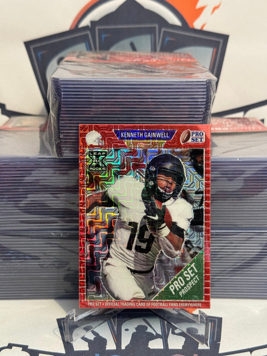 2021 Leaf Pro Set Metal (Red Mojo 6/35) Kenneth Gainwell Rookie #52