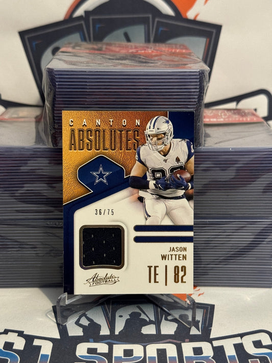 2021 Panini Absolute (Canton Absolutes Relic 36/75) Jason Witten #ca1