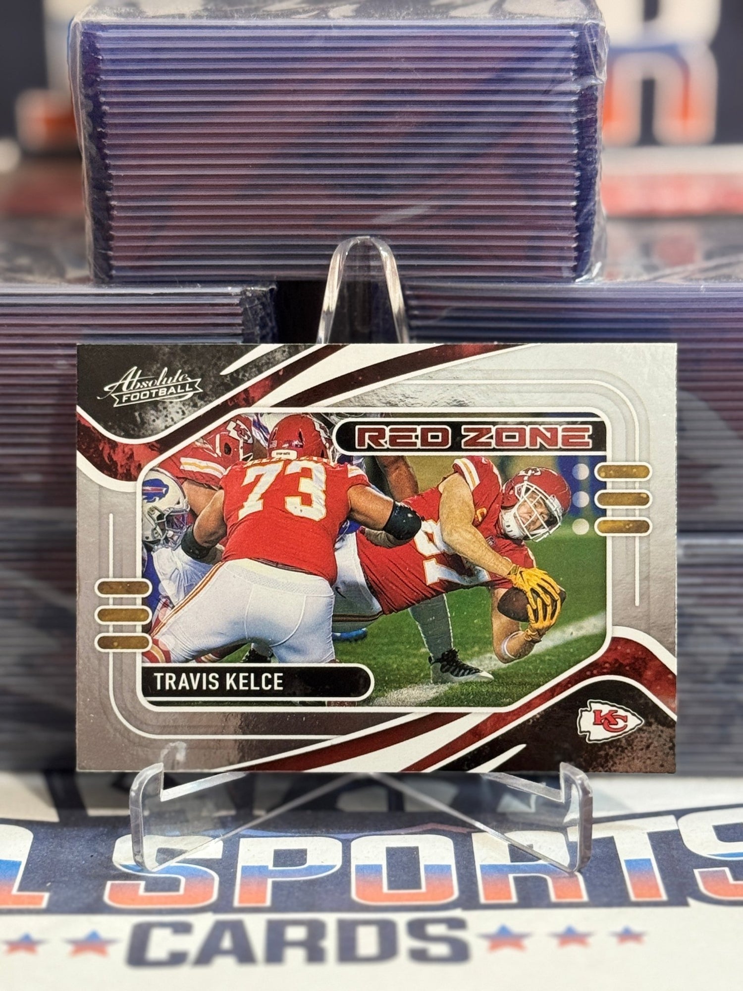 2021 Panini Absolute (Red Zone) Travis Kelce RZ4