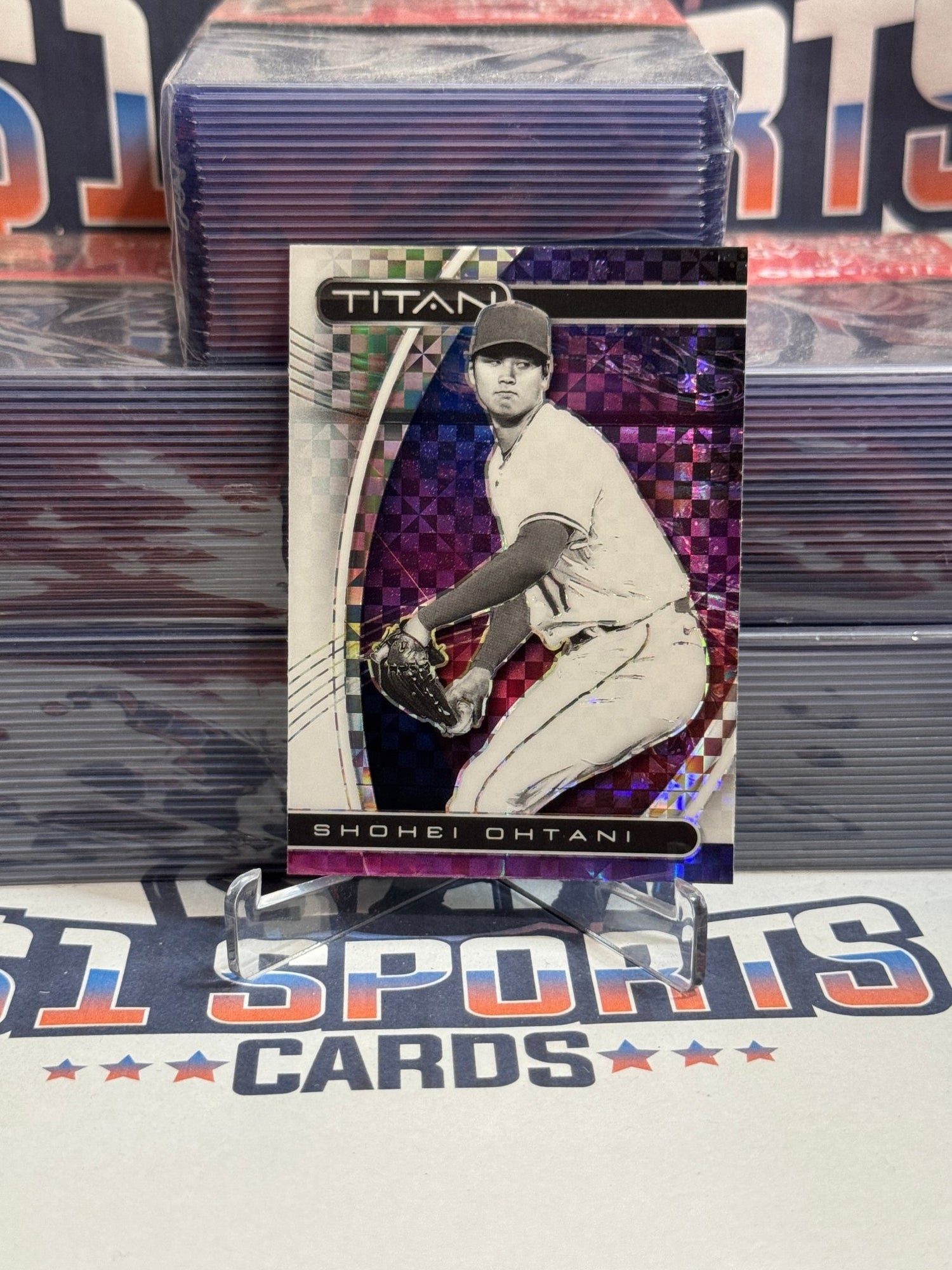 2021 Panini Chronicles (Building Blocks Prizm, Titan) Shohei Ohtani #6