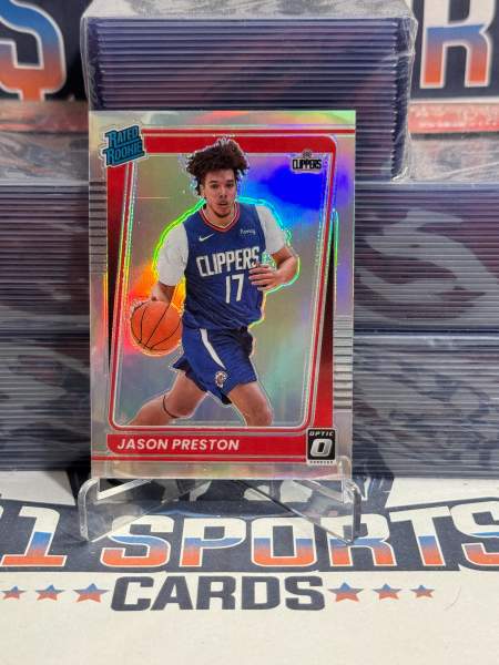 2021 Panini Donruss Optic (Holo Prizm, Rated Rokie) Jason Preston 160