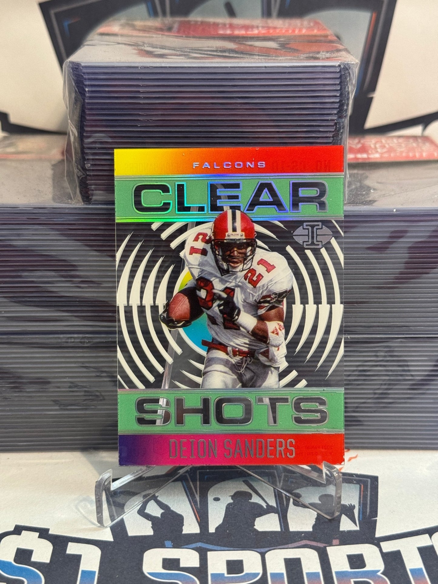 2021 Panini Illusions (Clear Shots) Deion Sanders #CS - 10