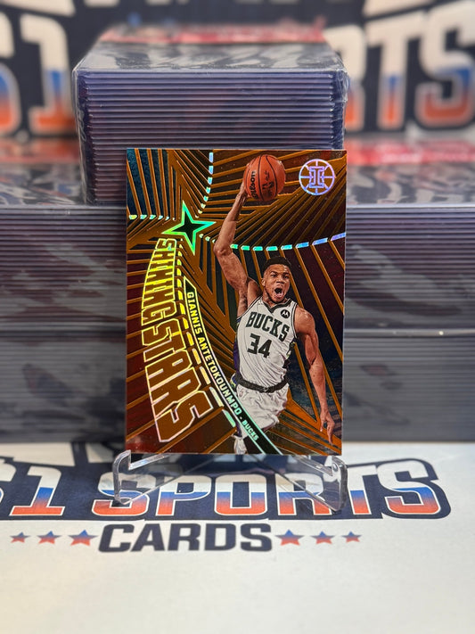 2021 Panini Illusions (Orange, Shining Stars) Giannis Antetokounmpo #8