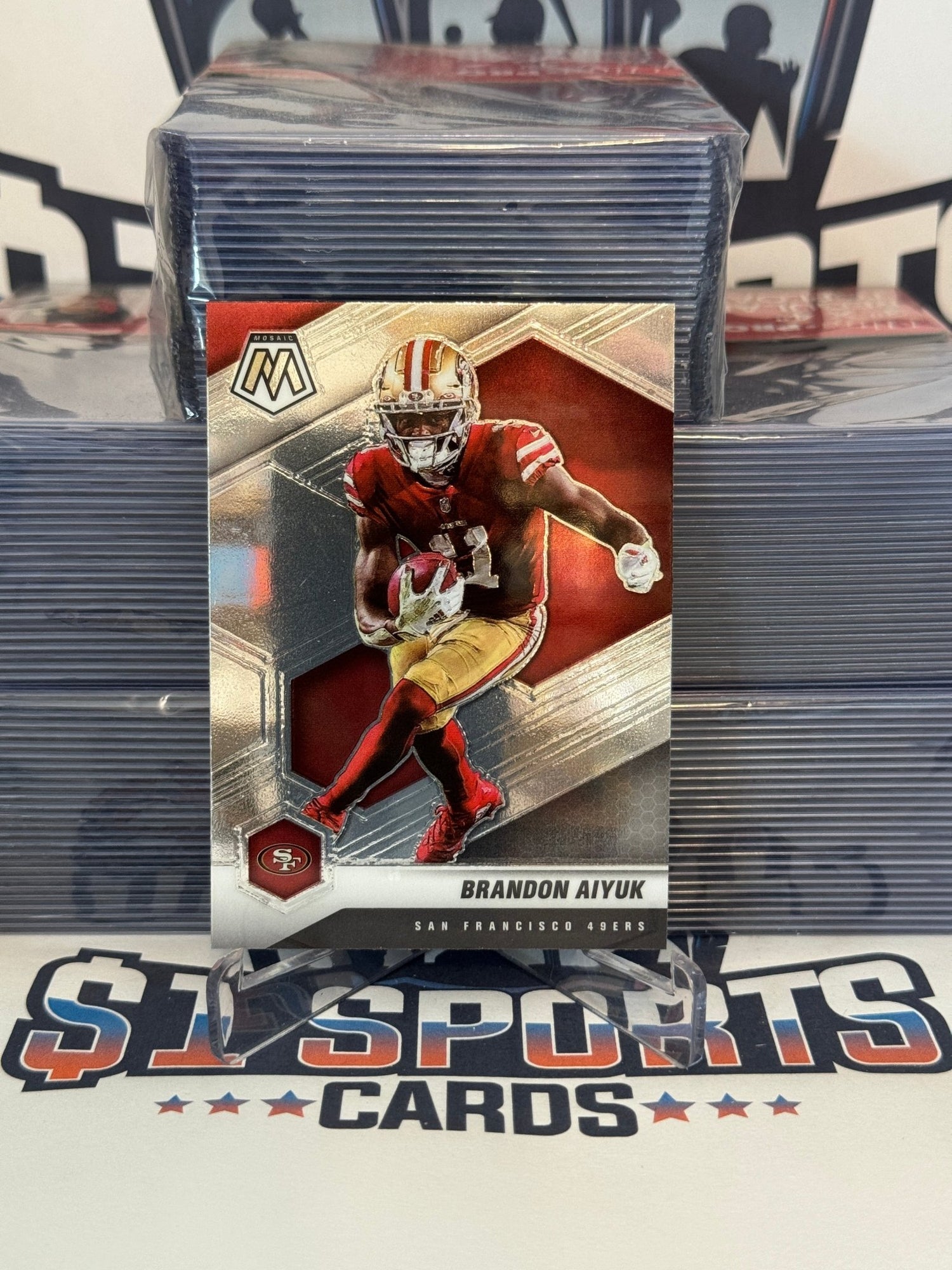 2021 Panini Mosaic (2nd Year) Brandon Aiyuk #177