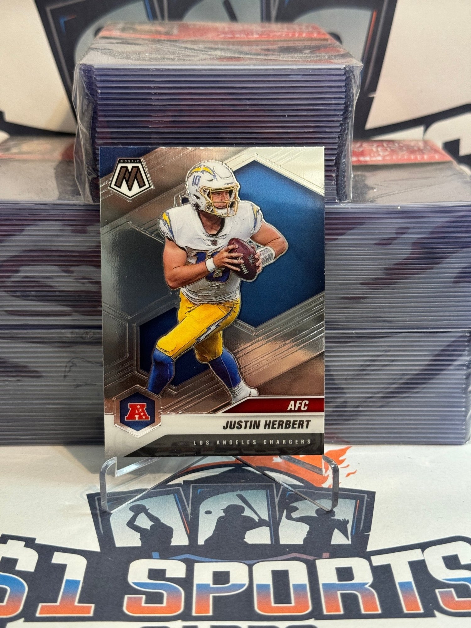 2021 Panini Mosaic (AFC) Justin Herbert #224