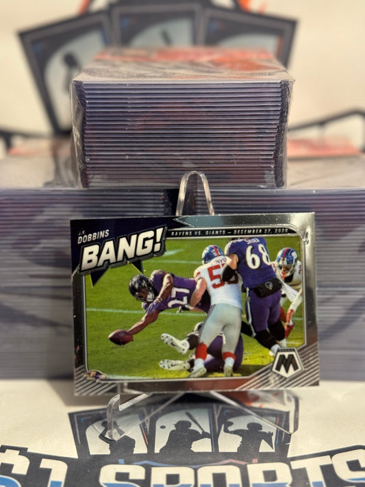 2021 Panini Mosaic (Bang!) J.K. Dobbins #B-9