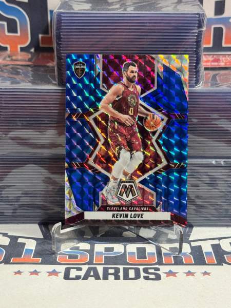 2021 Panini Mosaic (Blue Prizm 82/99) Kevin Love 126