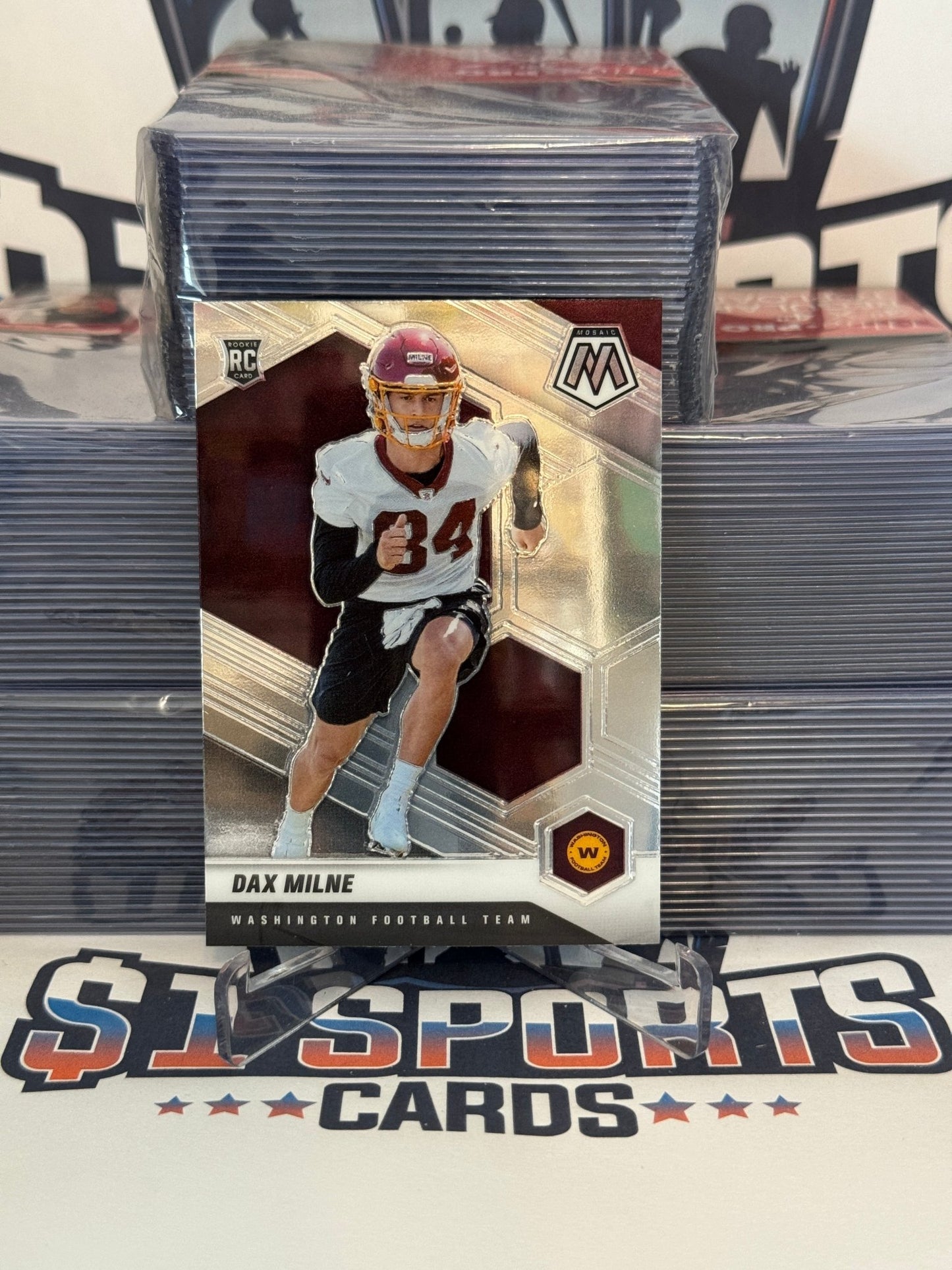 2021 Panini Mosaic Dax Milne Rookie #400