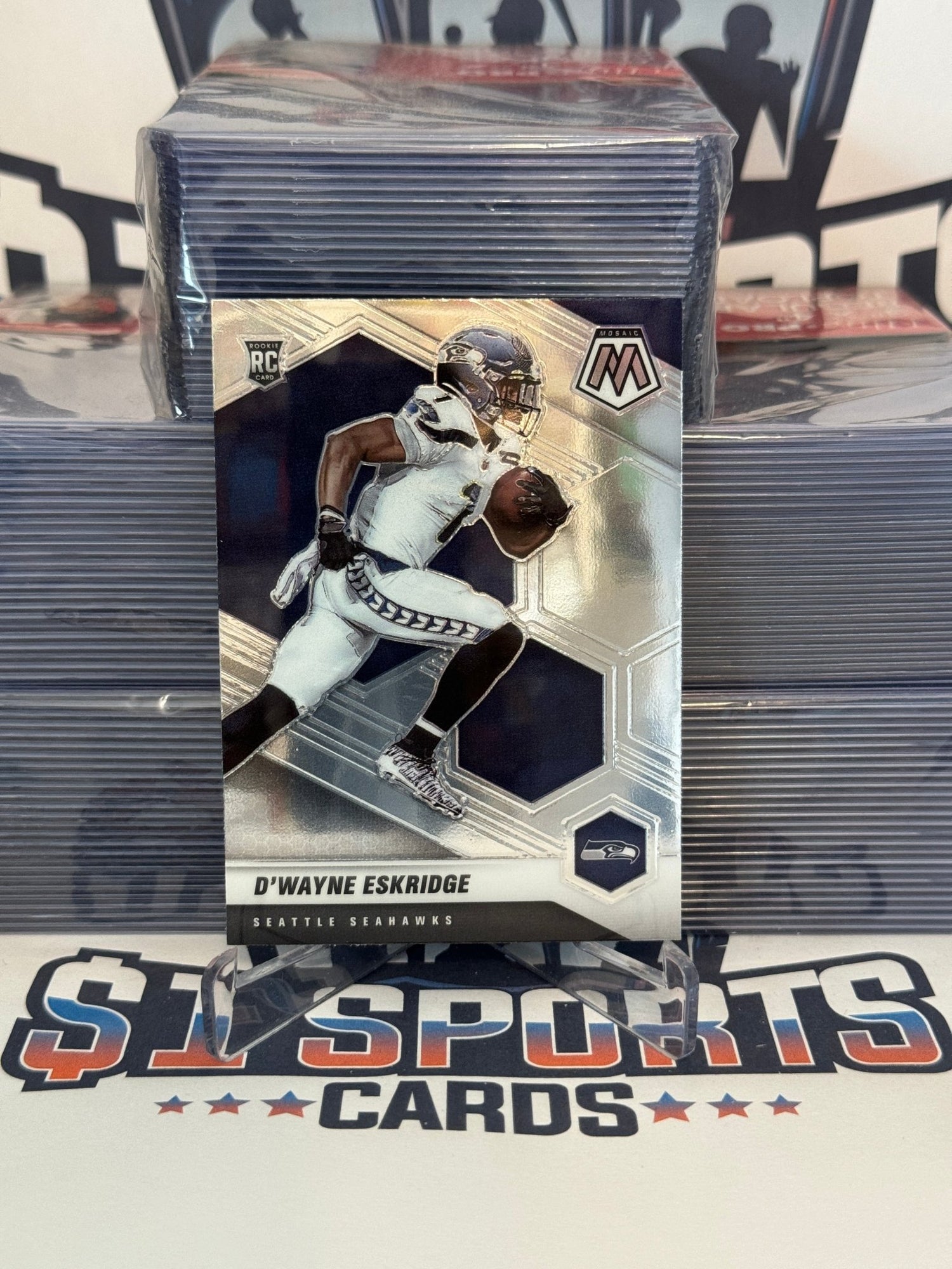 2021 Panini Mosaic D'Wayne Eskridge Rookie #319