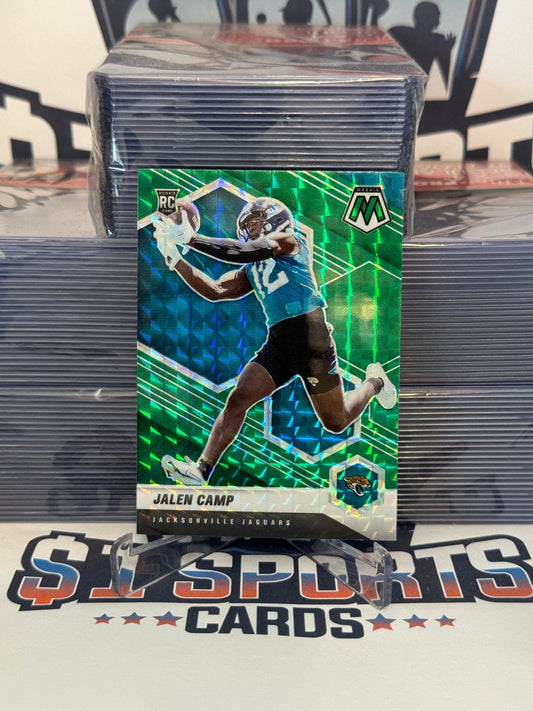 2021 Panini Mosaic (Green Prizm) Jalen Camp Rookie #393