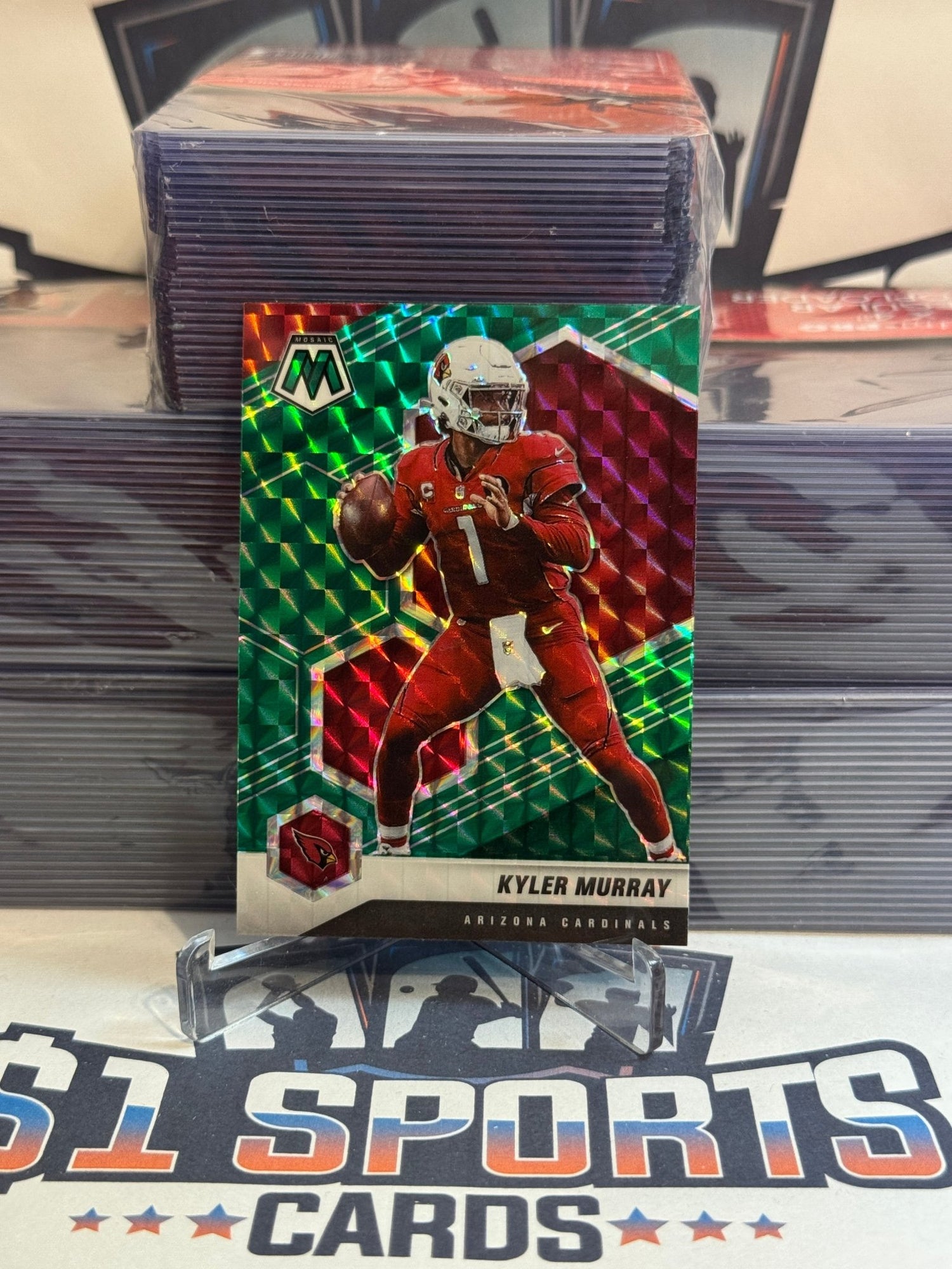 2021 Panini Mosaic (Green Prizm) Kyler Murray #8